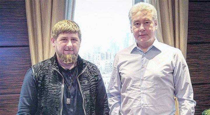 Рамзан Кадыров и Сергей Собянин (фото Capost Media)