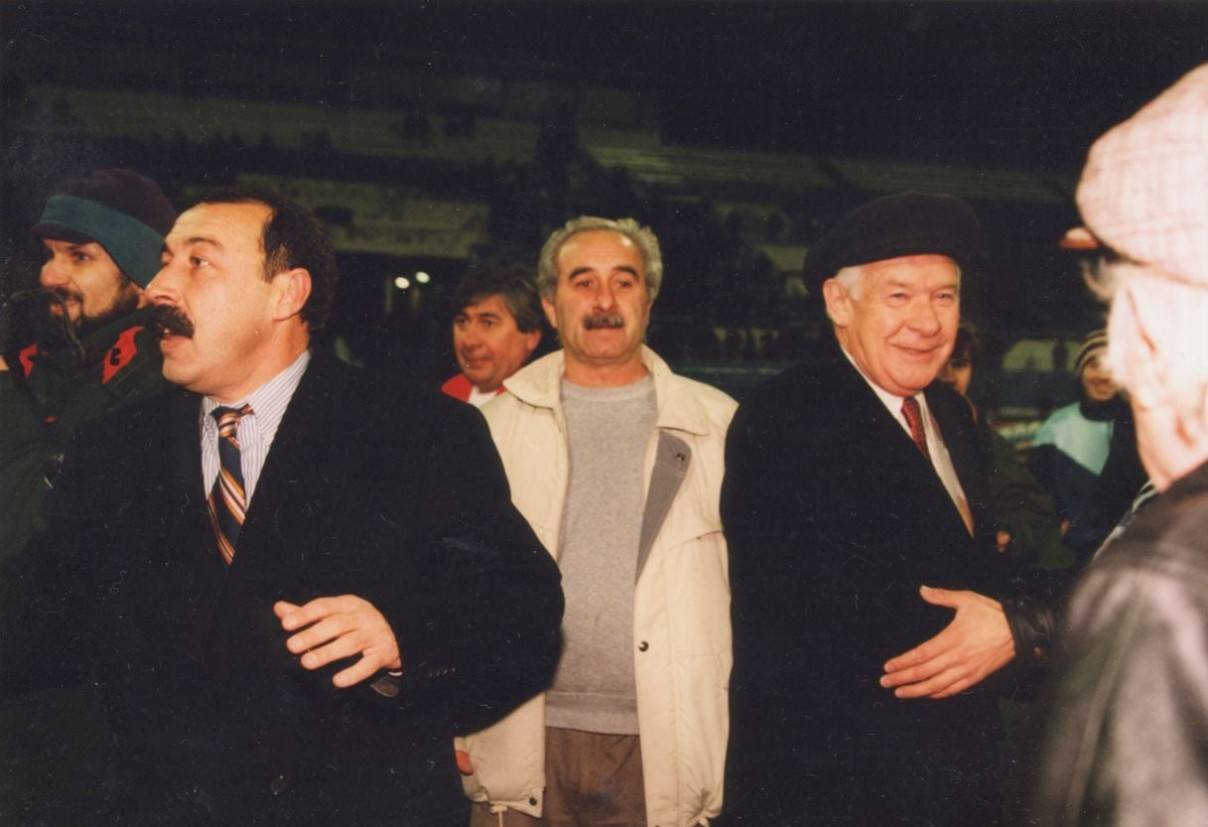 Слева направо - Валерий Газзаев, Андрей Айрапетов и Ахсарбек Галазов
