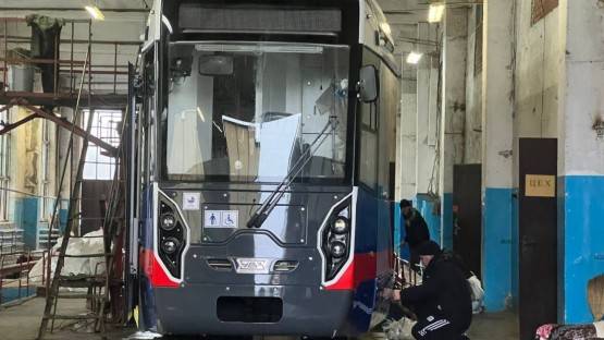 Во Владикавказ прибыл первый новый трамвай из Екатеринбурга