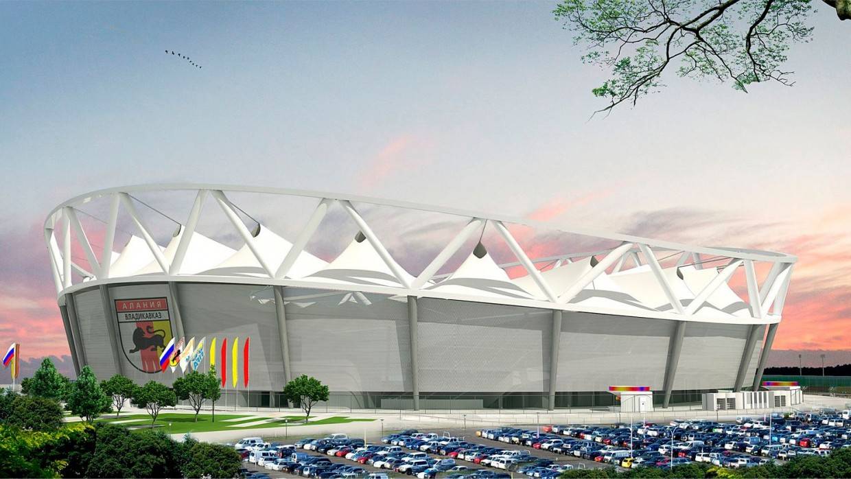 Замороженный проект нового стадиона во Владикавказе