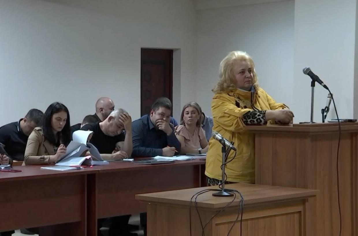 Наталья Олейник дает показания