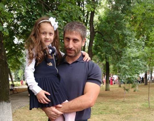 Владимир Цкаев с дочерью