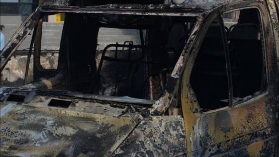 В Ардоне сожгли «Газель» гражданского активиста