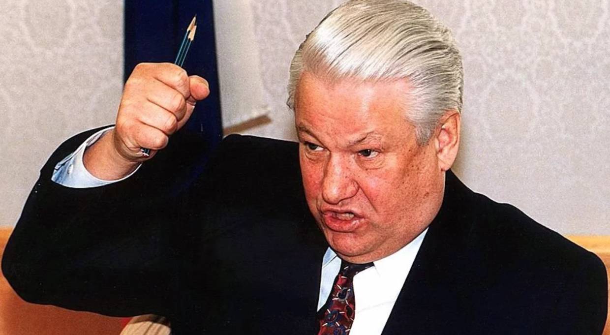 Б н ельцин стал в. Ельцин 1991.