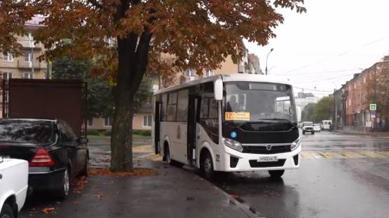 Во Владикавказе на маршрутную линию выехали шесть новых автобусов