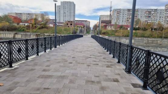 Реконструкция пешеходного моста по ул. Кольбуса идет в срок - минстрой