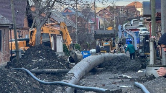 Питающие водоводы Владикавказа заменены на современные со сроком гарантии 100 лет