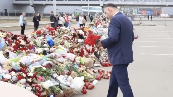 Алан Гаглоев почтил память жертв теракта в «Крокус Сити Холле»