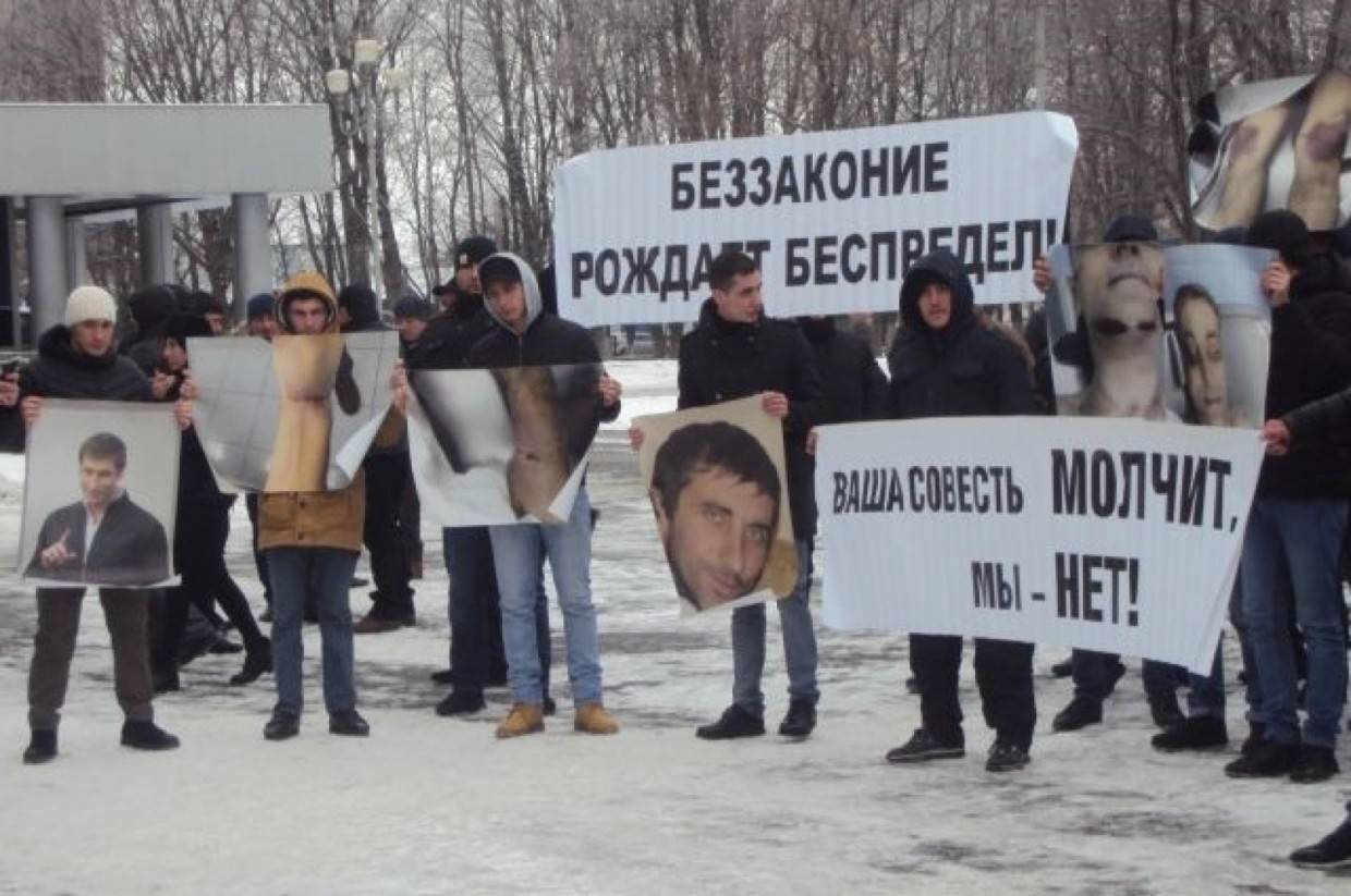 Митинг после убийства Владимира Цкаева (фото: Весь Кавказ)