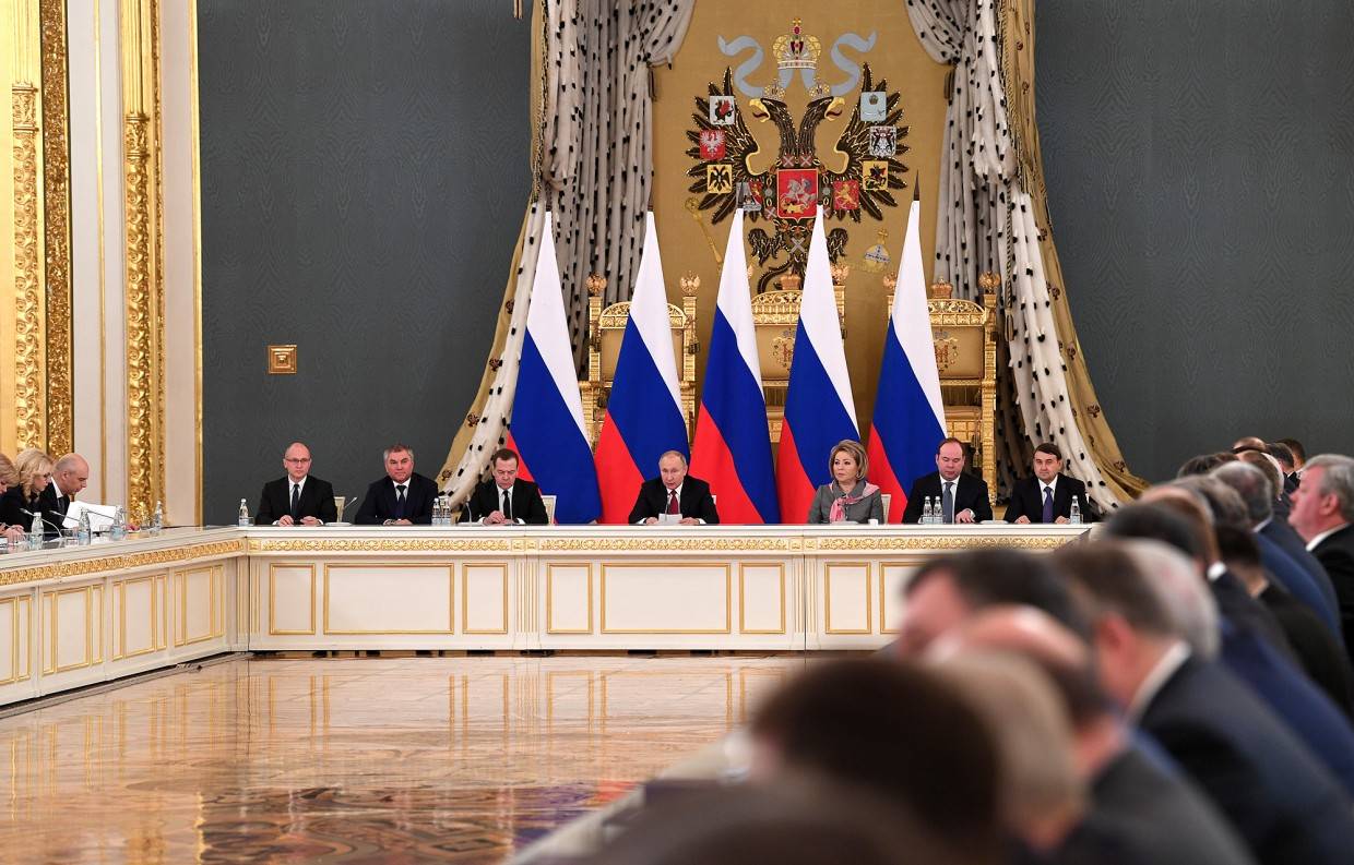Заседание Госсовета РФ (фото: пресс-служба президента РФ)