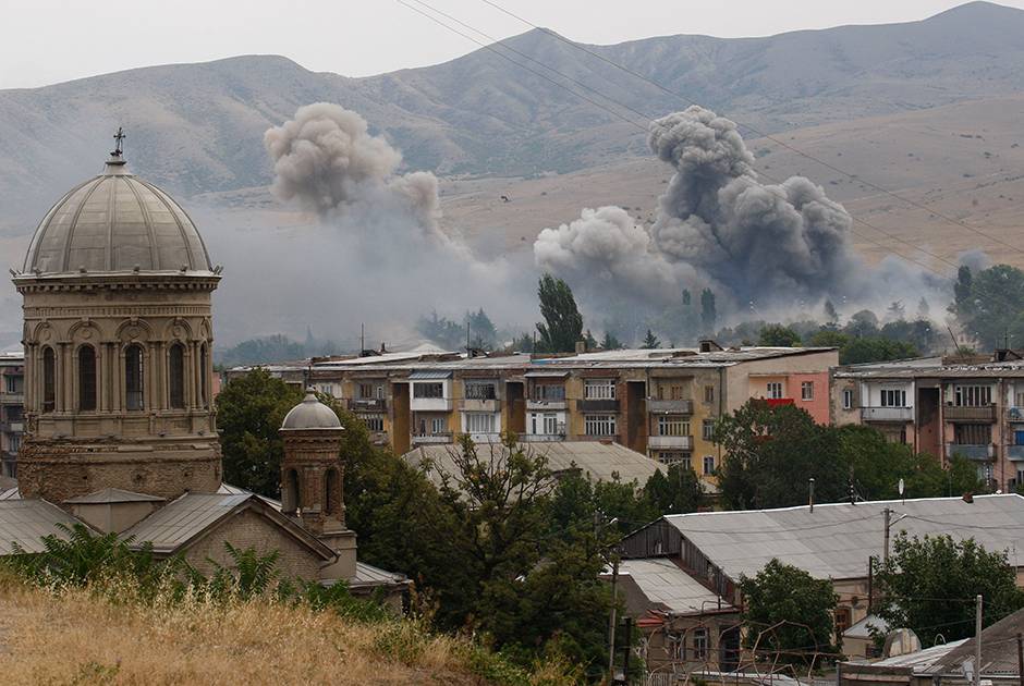 Гори (Грузия) после российской бомбардировки, 9 августа. Фото: Глеб Гаранич /Reuters